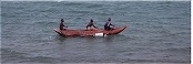 Boat on Lake Malawi